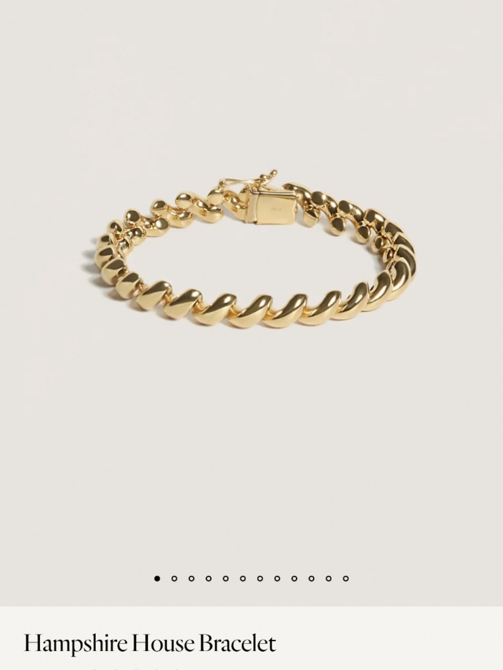 Solid 14K Gold Bracelet